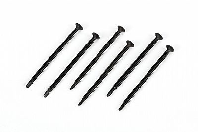 Bugled head self drilling screw